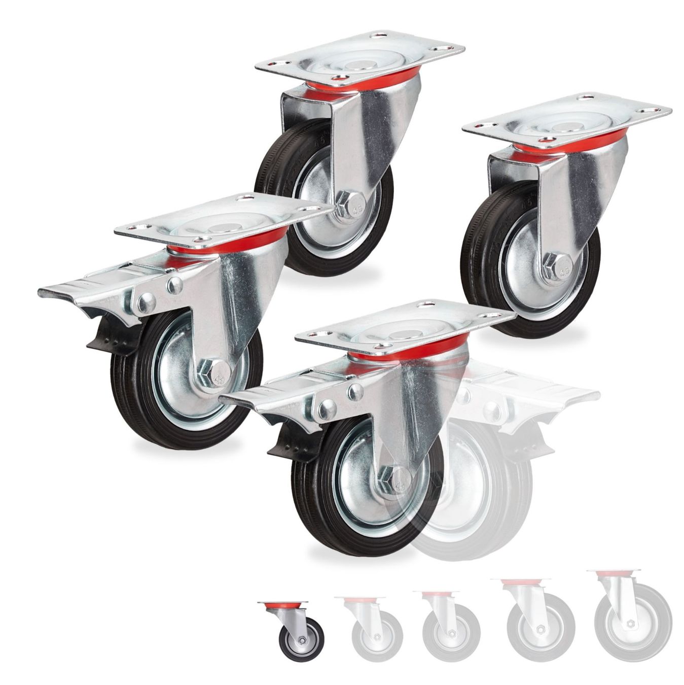 Altro per stoccaggio & trasporto: Schwerlastrollen 4er Set – Nuovo e nell'imballaggio originale da Bülach venduto da StoreInShop