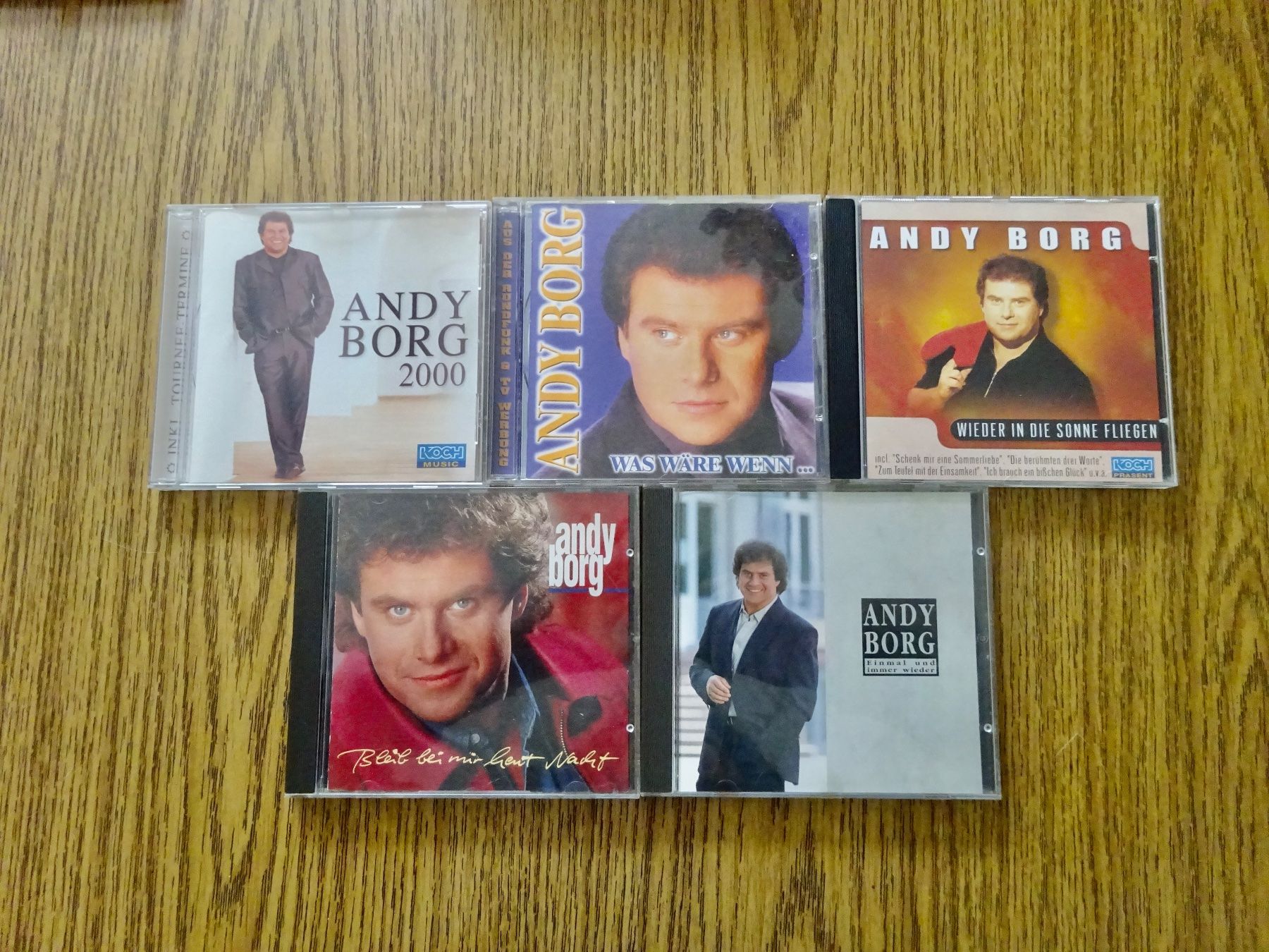 CD: 5 Musik CD`s ANDY BORG ! – Nuovo (secondo la descrizione) da Kaltbrunn venduto da Wigwam7