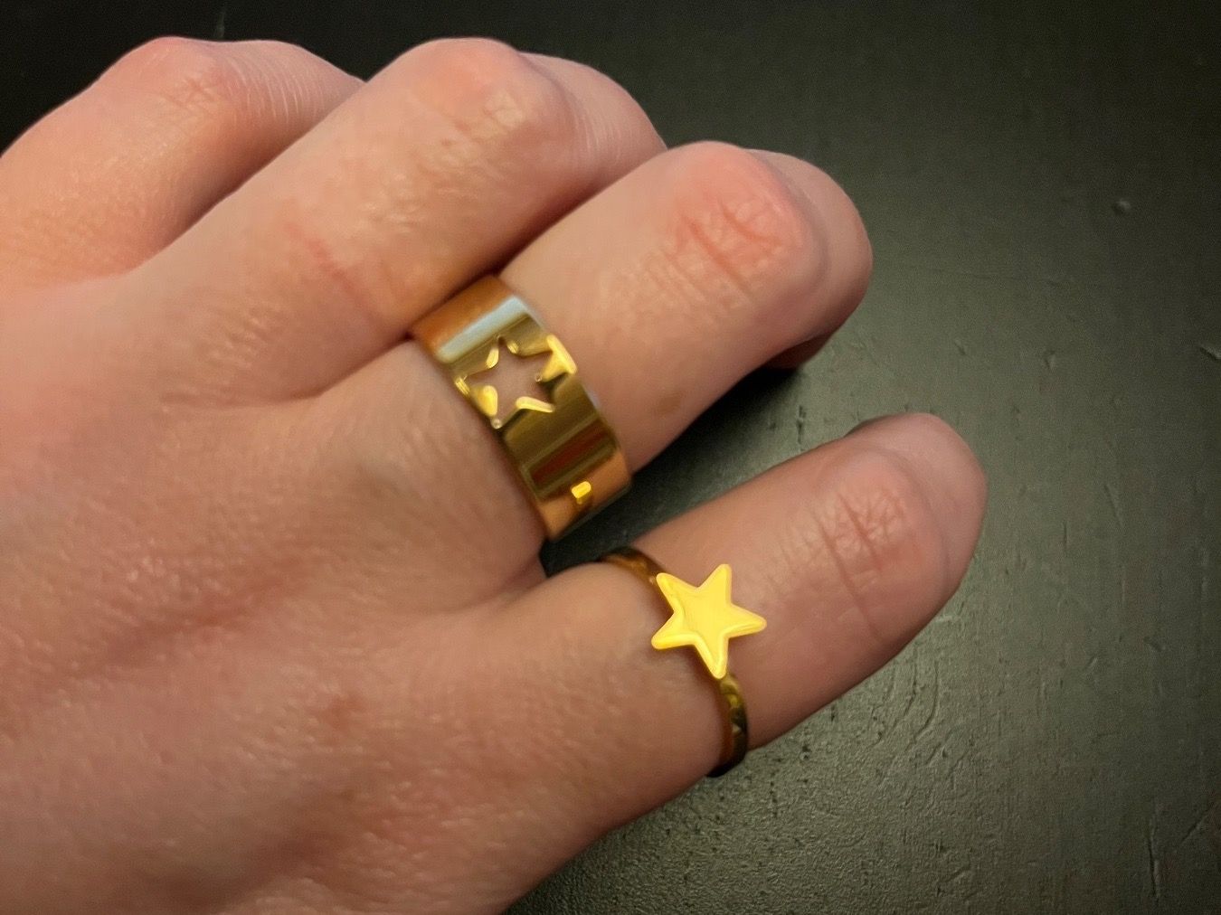 Anelli: Ring Set mit Stern ( one Size), Nr. 71 – Nuovo (secondo la descrizione) da Gams venduto da Mariawicca 2