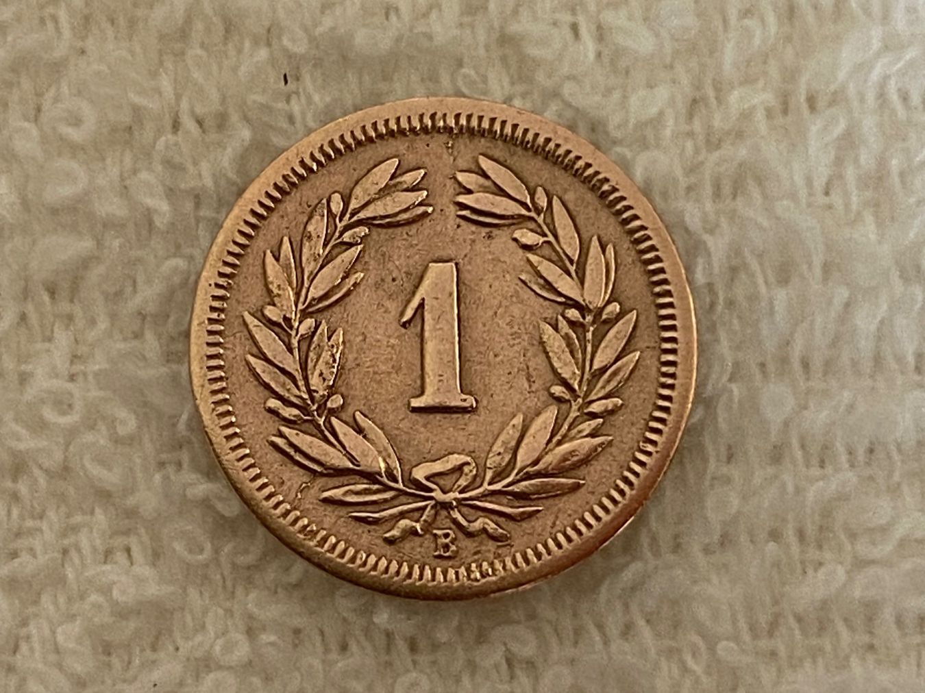 Alle Münzen: 1 centime/Rappen 1853 – Gebraucht aus Nyon von Ilmi09 1