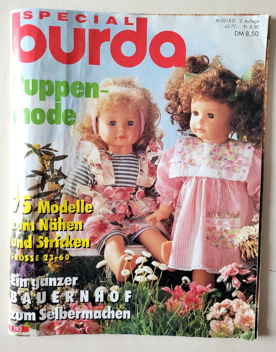 Cartamodelli: Puppenmode Burda Schnittmuster 75 Modelle gebraucht – Usato da Winterthur venduto da Baer49