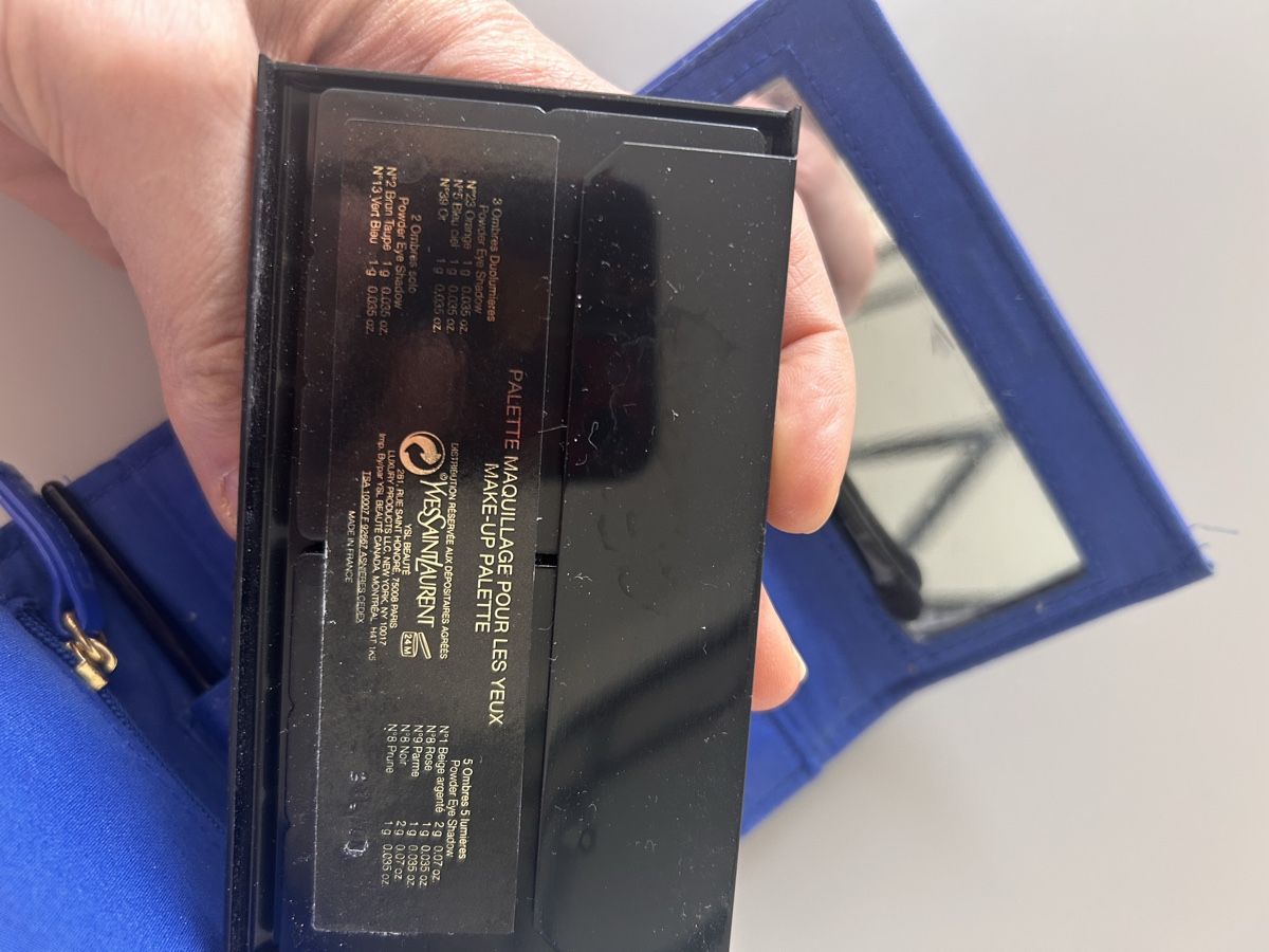 Dior Make-up: Original YSL Laurent Lidschatten Palette Blau – Usato da St. Gallen venduto da jojan 5