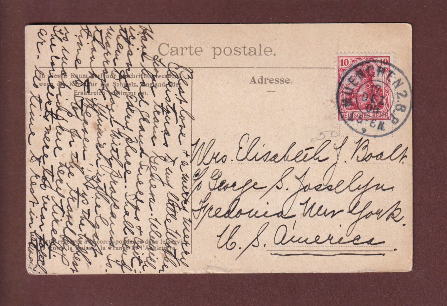 Cartoline postali: GENEVE - Fontaine de l'Escalade - 1908 – Usato da Pully venduto da nicecards 1