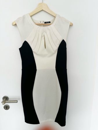 Morgan Kleid, Schwarz/Weiss, Gr. 40/42