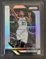NBA Tim Duncan 2018 Silver Prizm Parallel Card Spurs