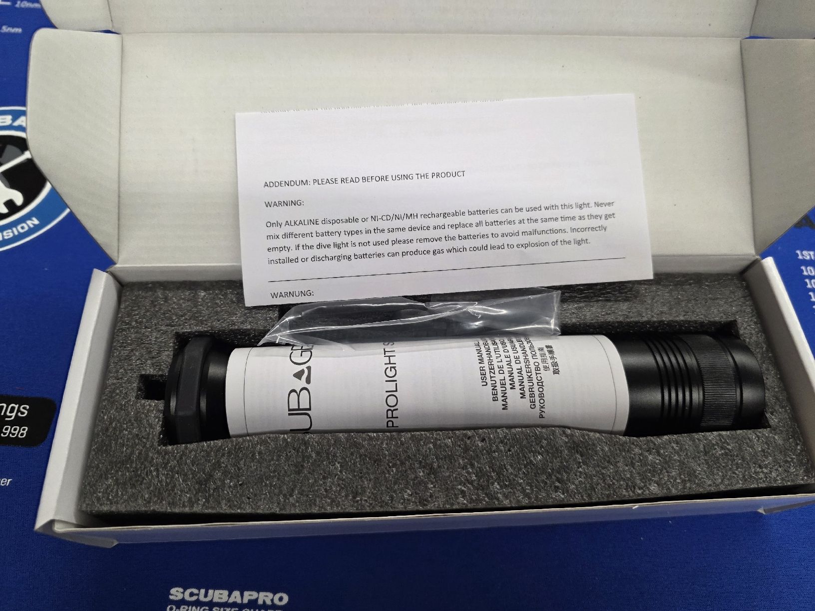 Lampade: Subgear Taucher Lampe SP30, NEU – Nuovo e nell'imballaggio originale da Remetschwil venduto da Schnickian 2