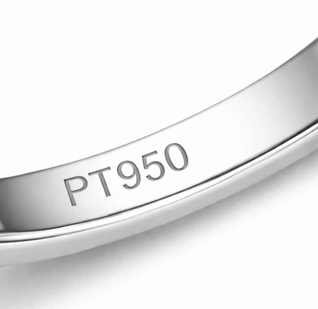 Anelli: Bague platine 5ct – Nuovo (secondo la descrizione) da Montreux venduto da dahlerm 1