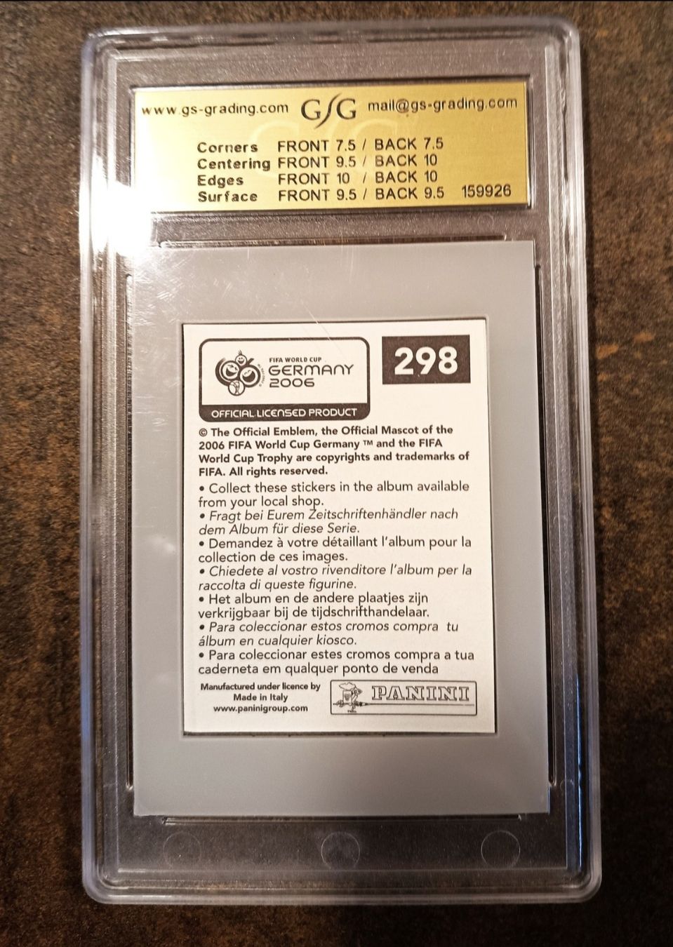 Panini Carte collezionabili: Sticker Rookie Ronaldo world cup – Nuovo (secondo la descrizione) da Rue venduto da vin_cj76 1