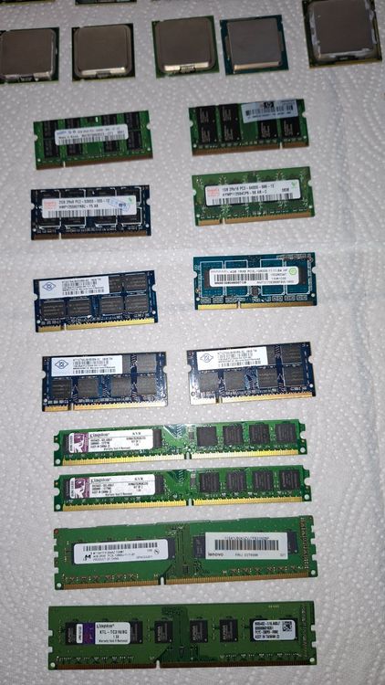 Stock RAM e CPU (Gebraucht) in Genestrerio für CHF 20 – mit Lieferung ...