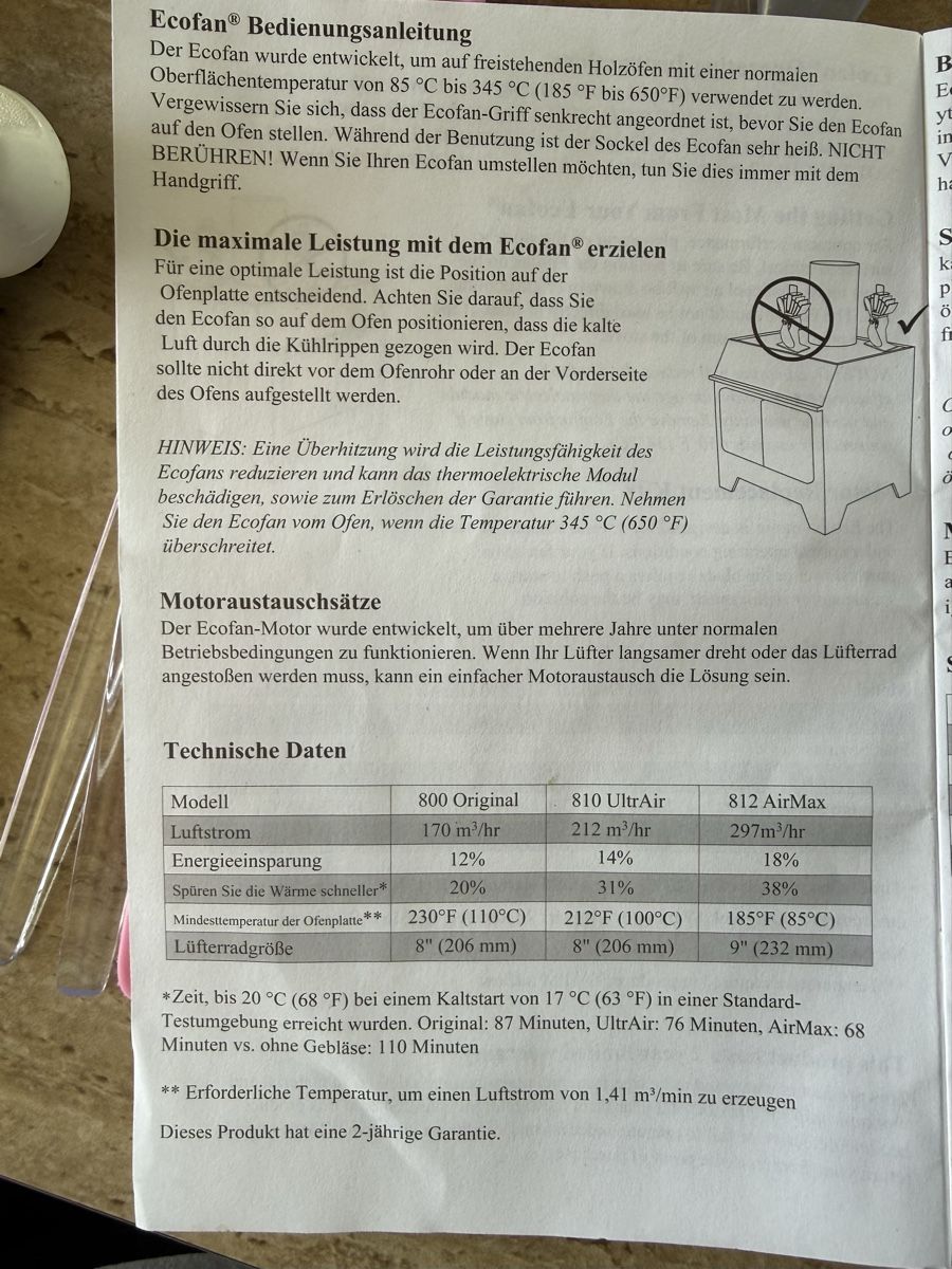 Cheminée: Ecofan 810 (Lufverteiler Ofen) – Gebraucht aus Les Enfers von samoern 3