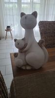 Katzen Dekoration aus Keramik