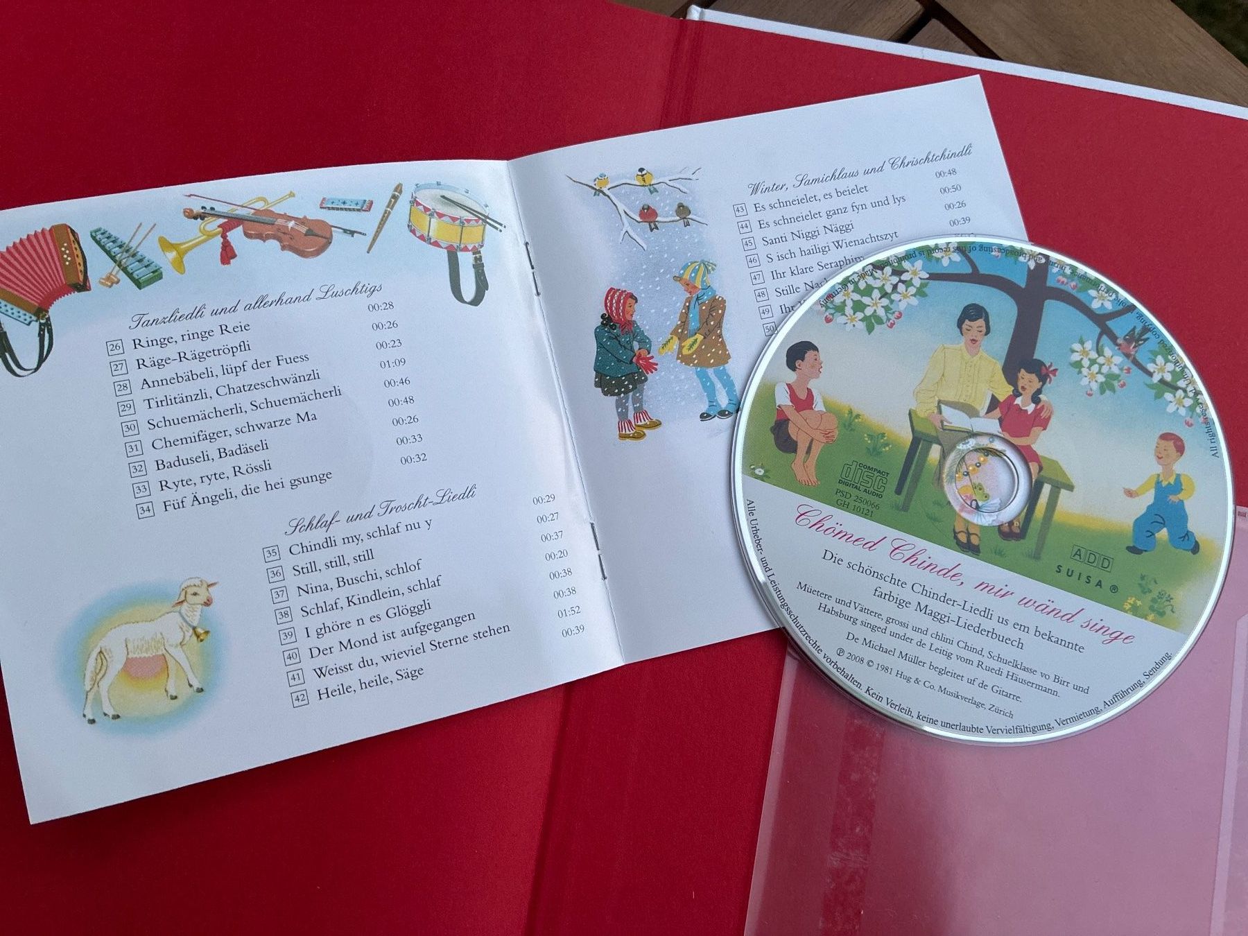Libri: BUCH-Kinderliederbuch mit CD "Chömed Chinde, mir wänd singe" – Usato da Guntershausen venduto da Gloominati 2