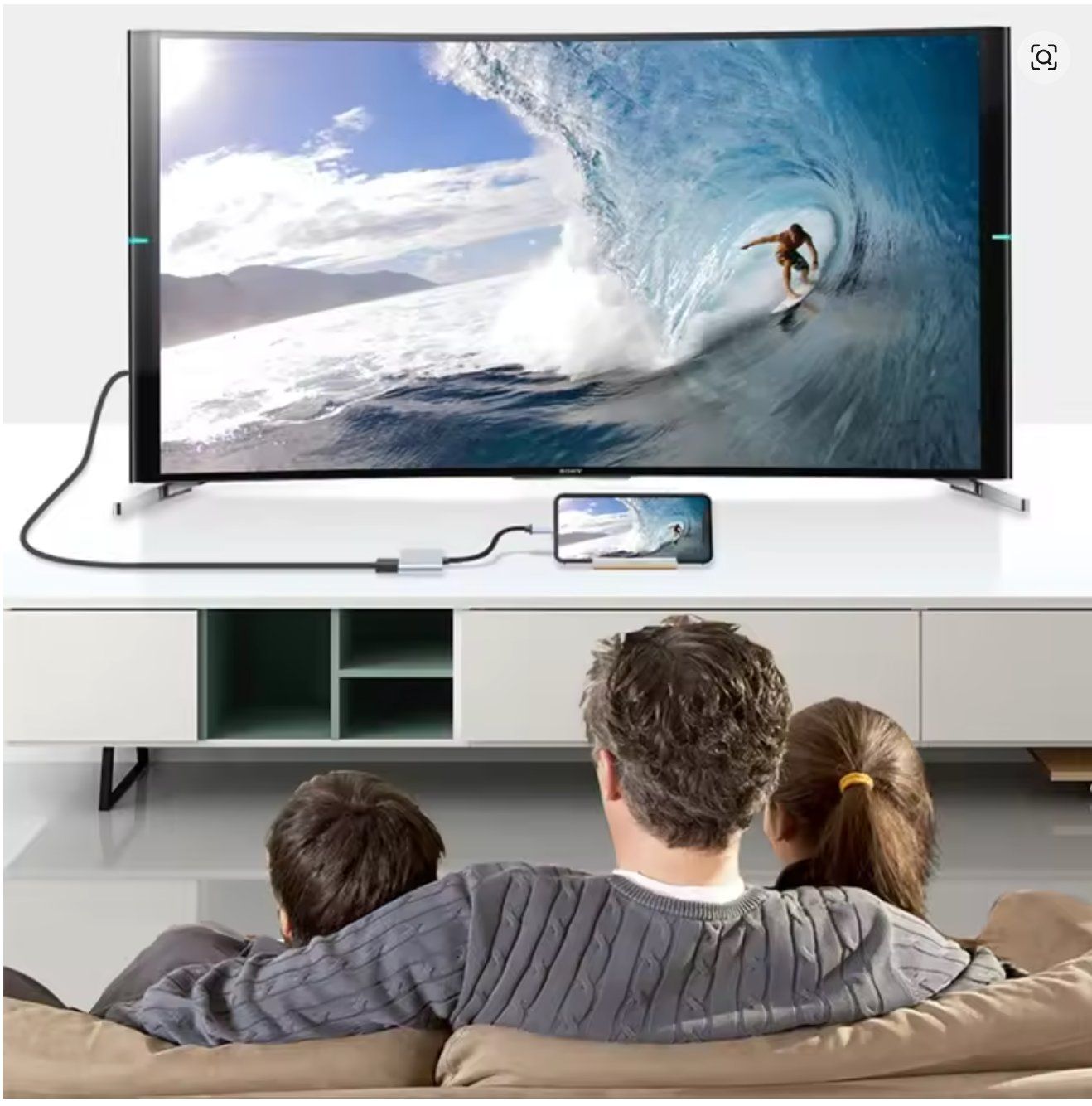 Hub & Switch: USB-C-Hub auf 4K HDTV USB 3.0 Typ C Dockingstation – Nuovo (secondo la descrizione) da Biberist venduto da ShopSoltan 2