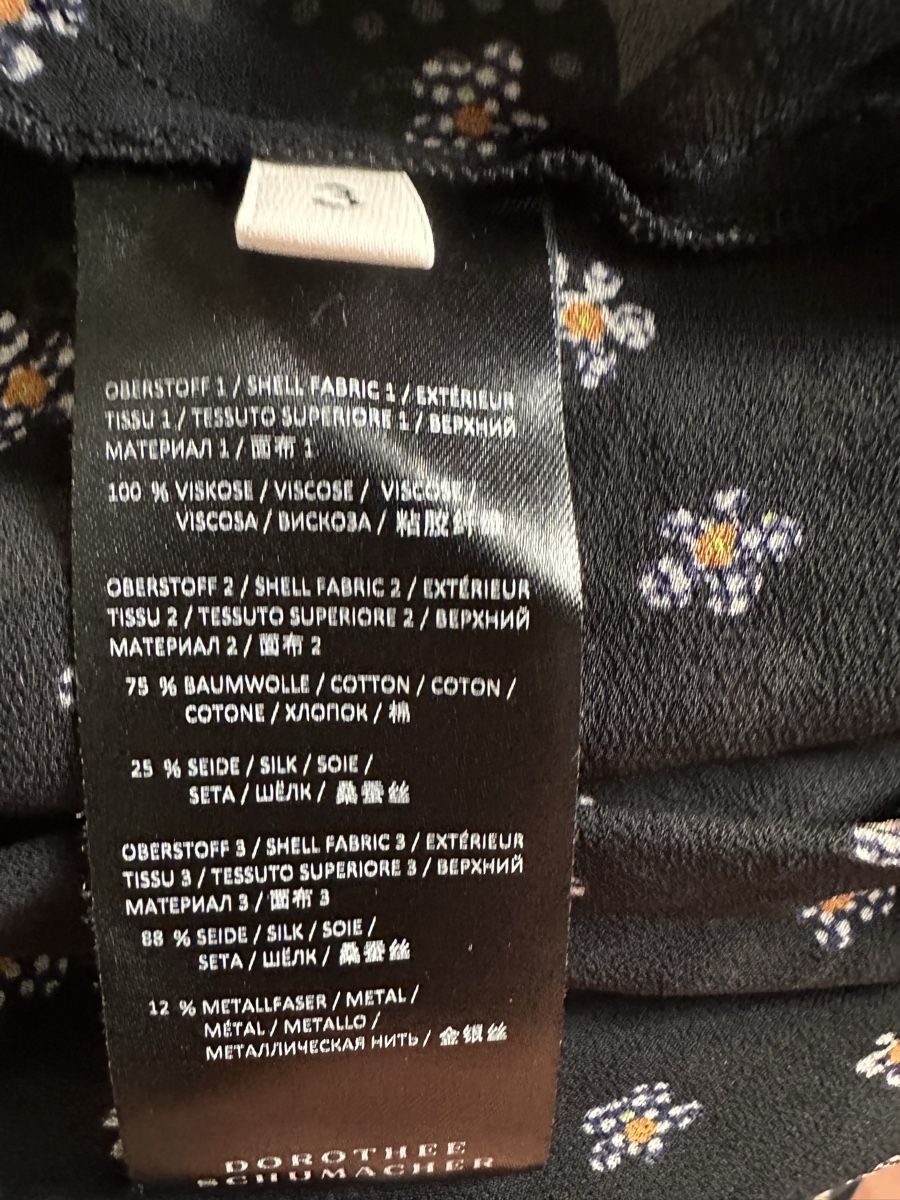 Dorothee Schumacher Camicette: Bluse Grösse 38 floral, transparent – Nuovo (secondo la descrizione) da Reinach BL venduto da Mopabst 4
