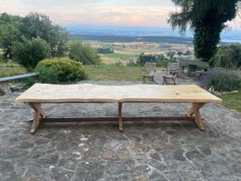 Table de jardin XXL 400x110cm – Épicéa et Mélèze 