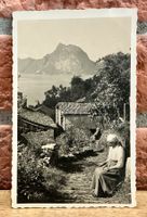 GANDRIA - Dorfpartie mit Monte San Salvatore Lago di Lugano