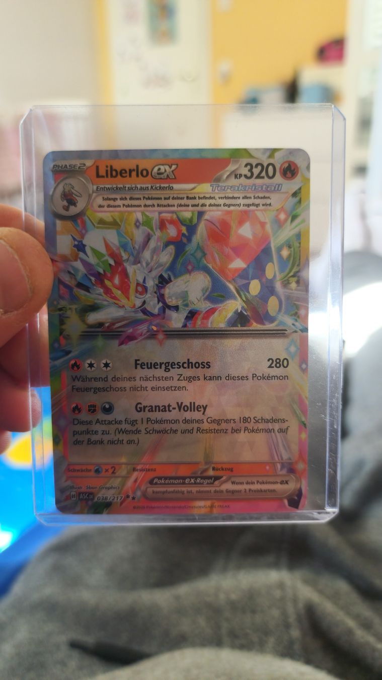 Pokémon Carte collezionabili: Liberlo EX 038/217 ab 1.- – Nuovo (secondo la descrizione) da amriswil venduto da 3dworldswiss
