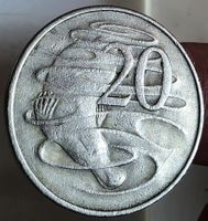 AUSTRALIEN 20 CENTS 1966