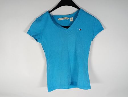 TOMMY HILFIGER T-shirt turquoise taille S
