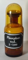 Seltene Apothekerflasche Phosphor. Um 1920 14cm