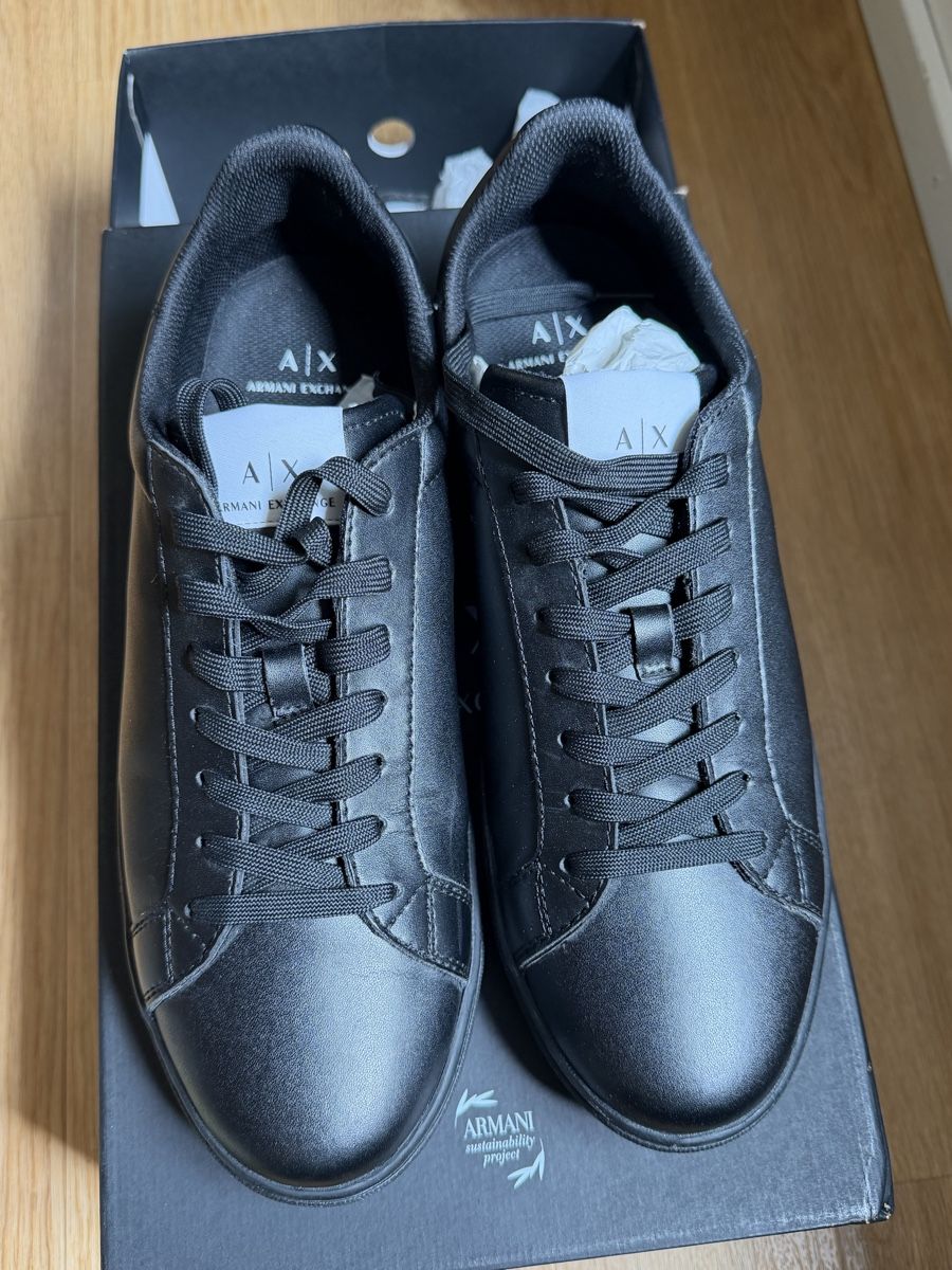 Armani Scarpe da uomo: Armani Exchange A|X Sneaker Schwarz Gr. 43 mit Originalbox – Nuovo e nell'imballaggio originale da Luzern venduto da pes_z8wz 1