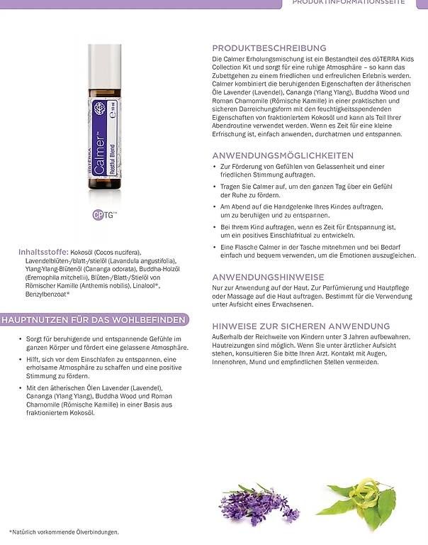 Doterra Oli essenziali: Dõterra Calmer 10 ml – Nuovo e nell'imballaggio originale da Lyss venduto da Infinia 1