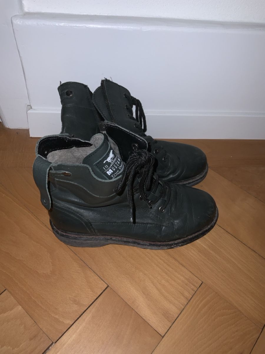 Damenschuhe: Lederstifeletten Mustang, Grösse 38 – Gebraucht aus Evilard von mcrider 1