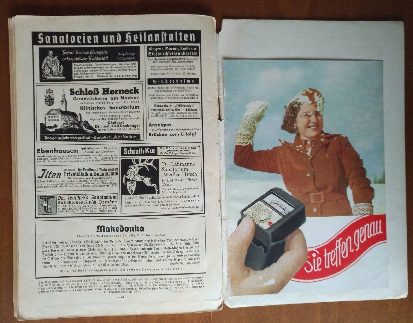 Riviste & Magazine: Westermanns Monatshefte - Februar 1939 – Usato da Chur venduto da rh86424 5