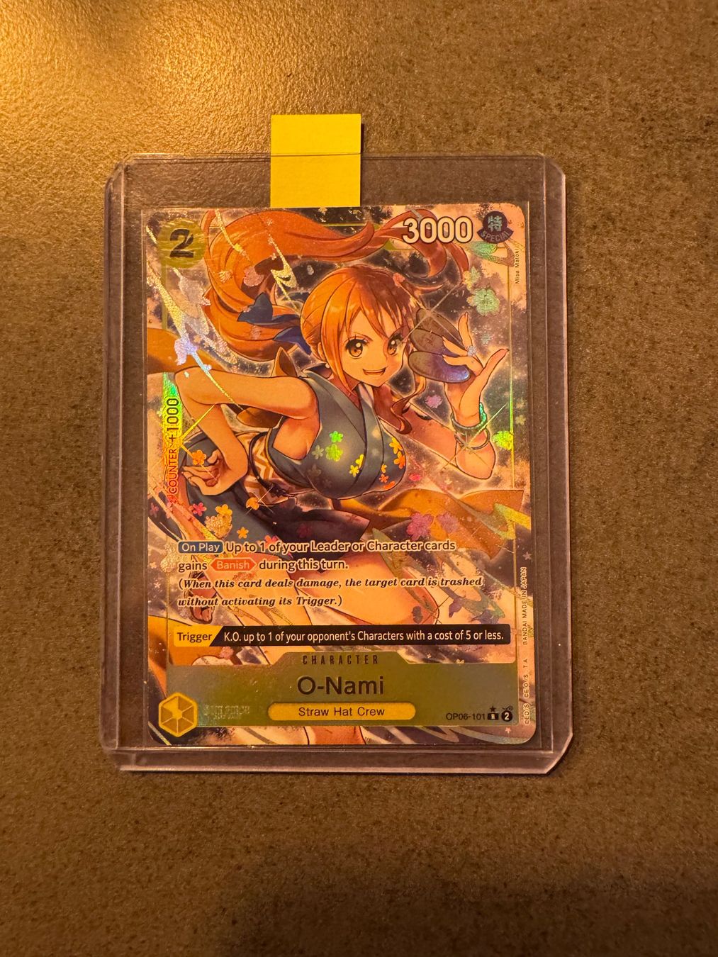 Bandai Carte collezionabili: O-Nami OP06-101 - One Piece OP06 EN – Nuovo (secondo la descrizione) da Winterthur venduto da Fischinho