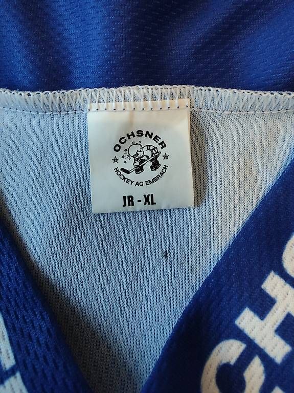 Canottiere & Pantaloni: Ochsner Hockey Trikot – Usato da Langenthal venduto da Autogrammsammler 2