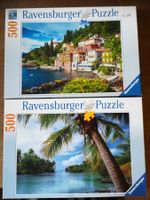 Ravensburger Puzzle 500 Teile zwei Motive neuwertig