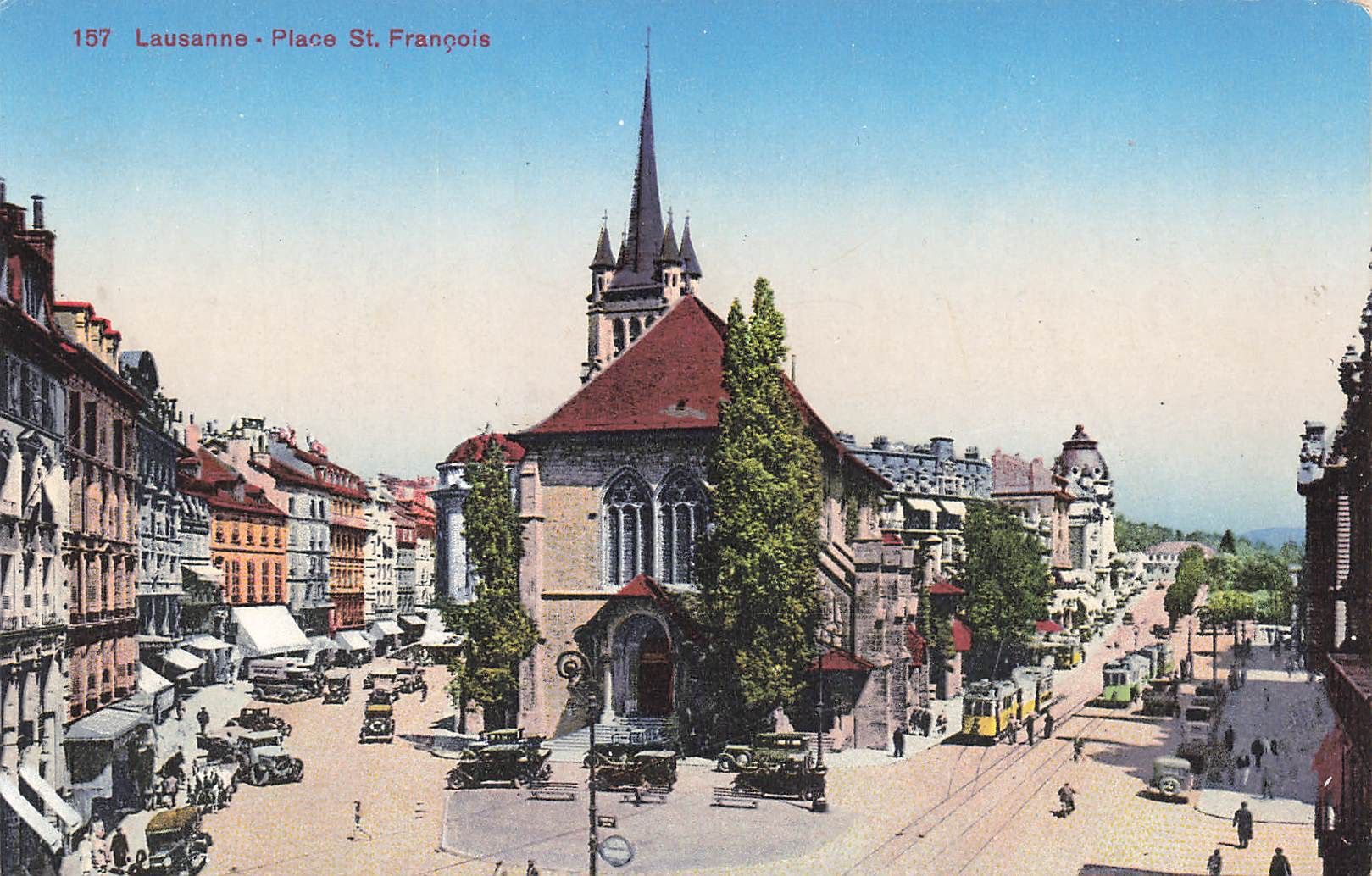 Ansichtskarten: Lausanne VD Tram Straßenbahn – Gebraucht aus Biasca von Blenio71