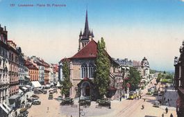 Lausanne VD Tram Straßenbahn