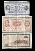 Dänemark 3 Banknoten 