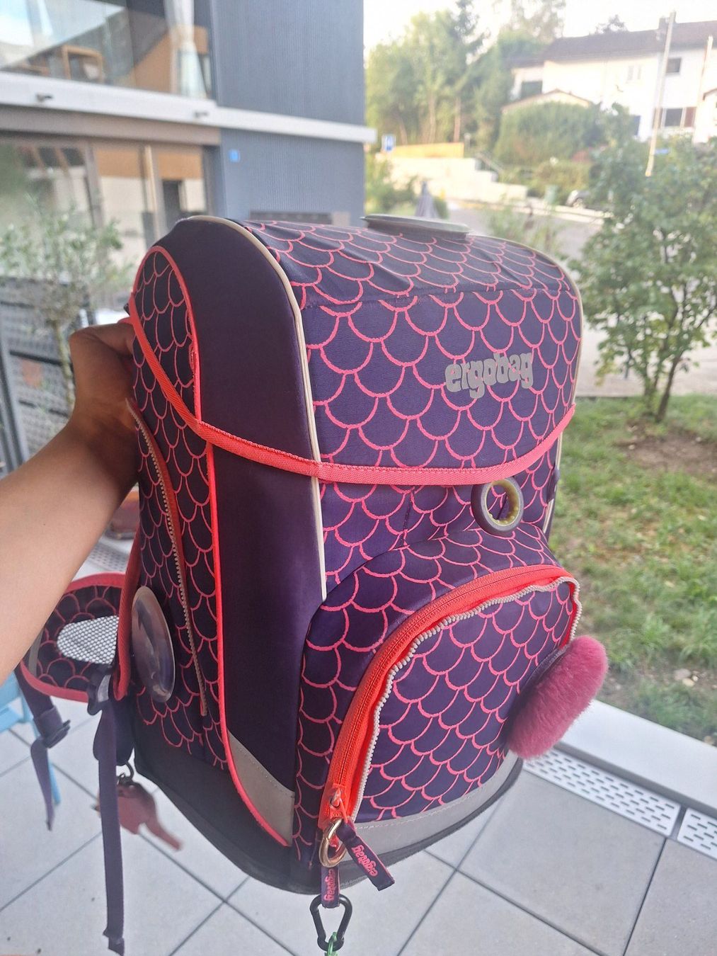 Ergobag Borse & Zaini: Ergobag, Cubo Light, PerlentauchBär violett/rosa – Usato da Horgen venduto da raq_55gy 1