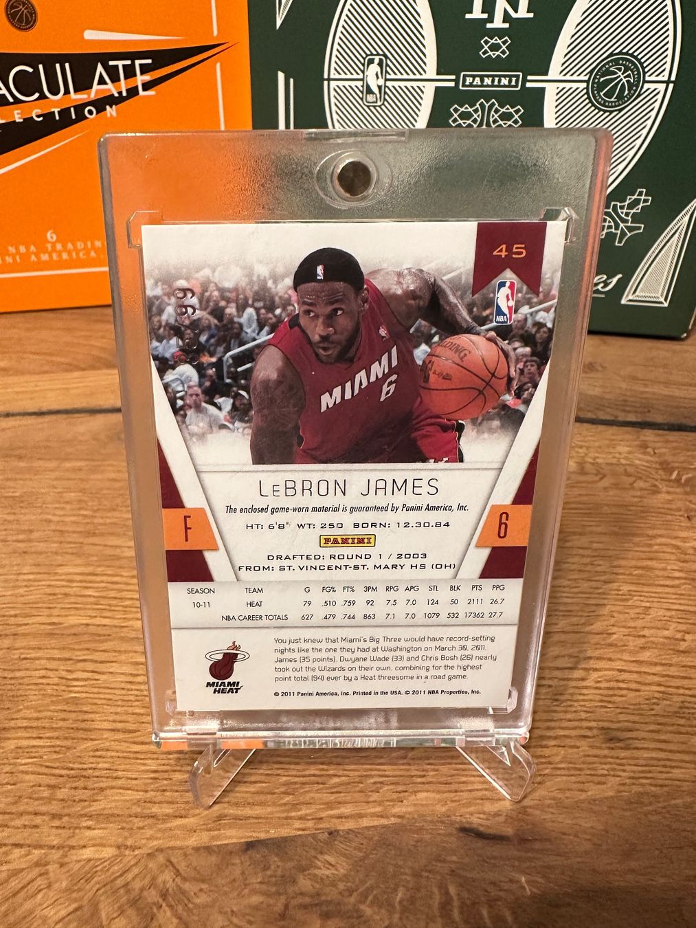 Nba Cartes à collectionner: LeBron James patch certified – D'occasion à Vullierens par Gaara04 1
