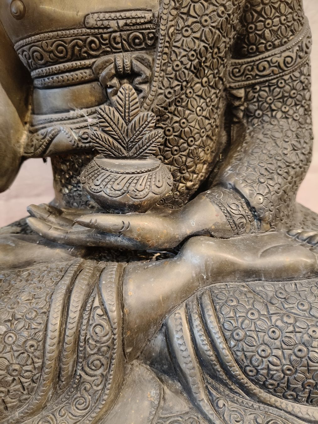 Sculture & Statue: Vintage Thai Style Bronze BrassH 53cm – Usato da Zwingen venduto da inf_2blh 3