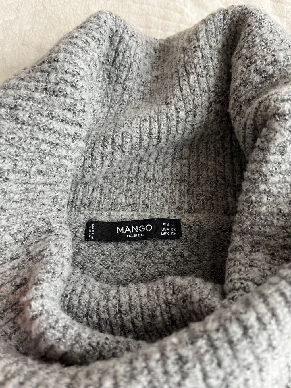 Mango Maglioni & Felpe: Grauer Rollkragenpullover von Mango Grösse S – Usato da Horw venduto da mira_6p85 5