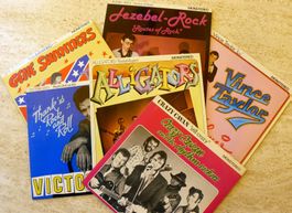 6 Vinyl-Schallplatten, 10-Zoll