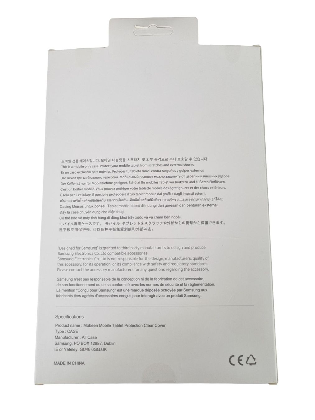 Samsung Covers & Borse: MOBEEN Mobile Tablet Clear Cover (Galaxy A9) – Nuovo (secondo la descrizione) da Wangen b. Olten venduto da Restwert_Wangen 2