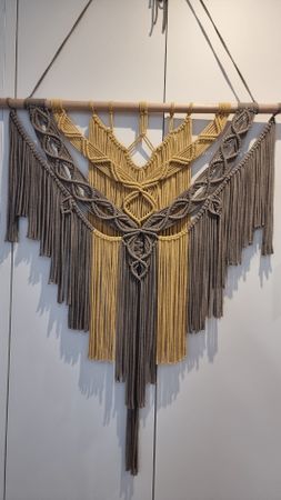 Makramee Wanddekoration 