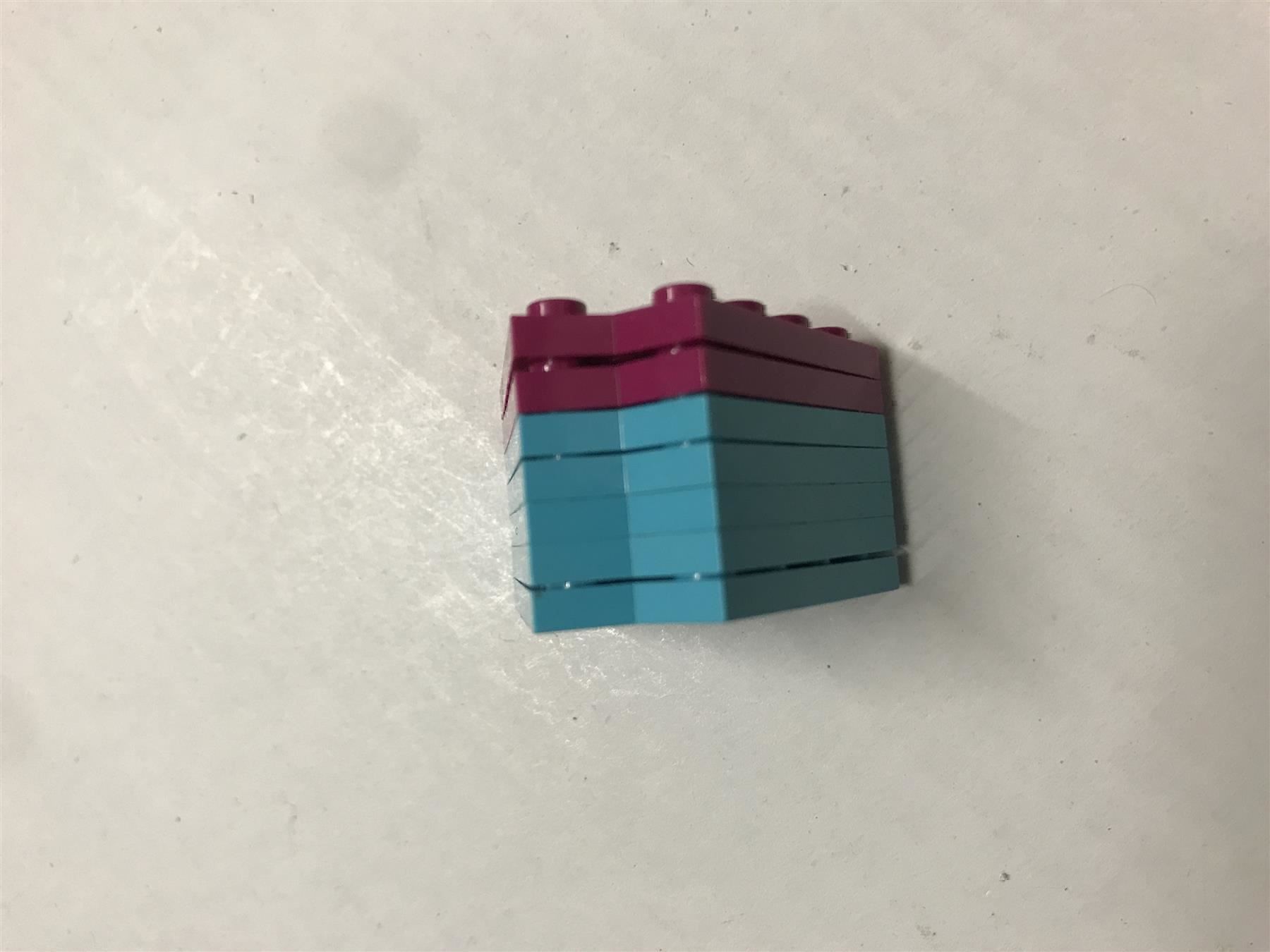 Lego Giocattoli: LEGO 7x Keilplatte A-Form 2x1x4 (15706) – Usato da Müntschemier venduto da Svonae 1