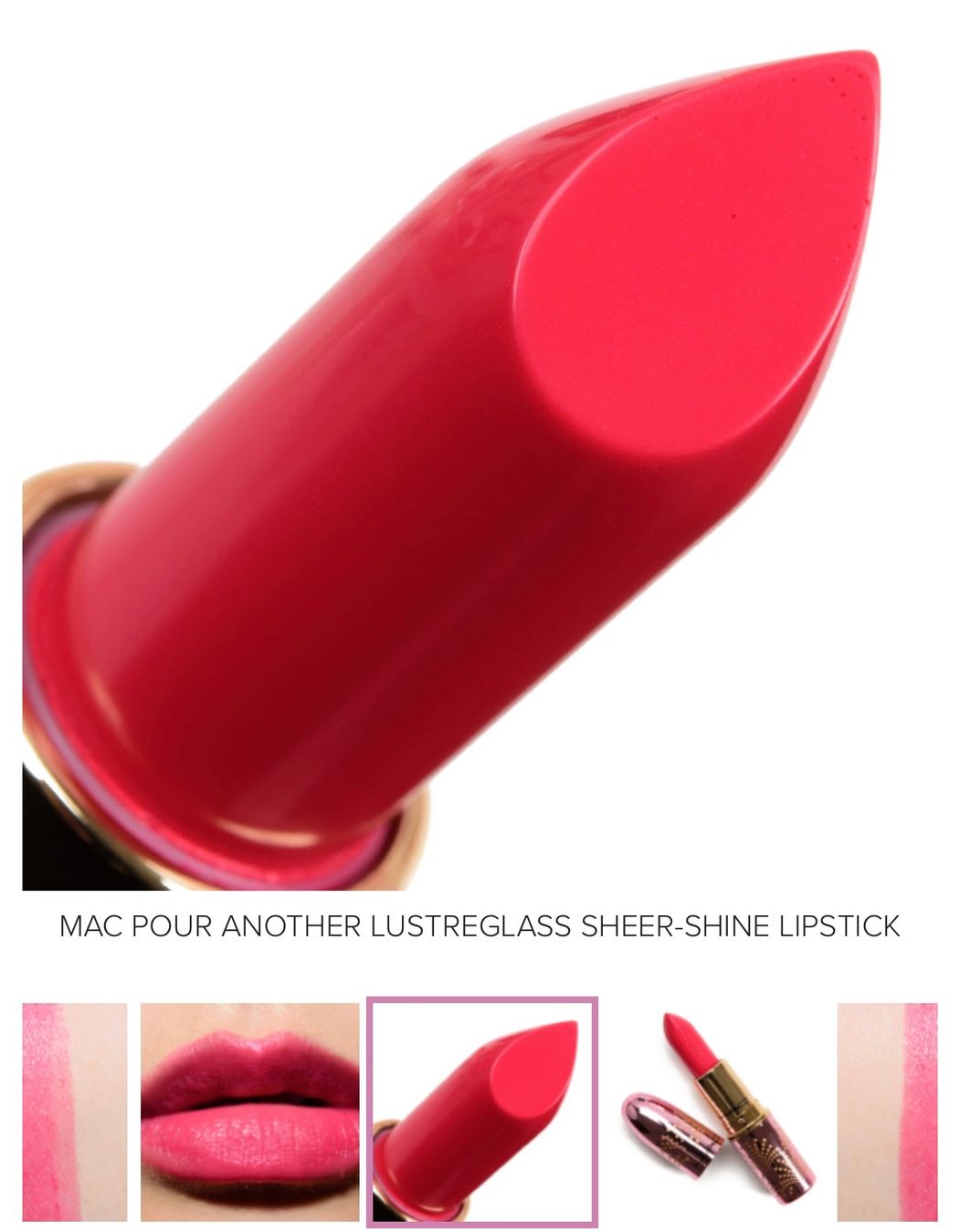 Make-up: MAC LUSTREGLASS SHEER SHINE LIPSTICK POUR ANOTHER – Neu und originalverpackt aus Zürich von Mina_09 1