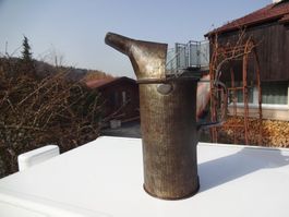 Vintage Ölkanne, 1 Liter, Metall - Sammlerstück!