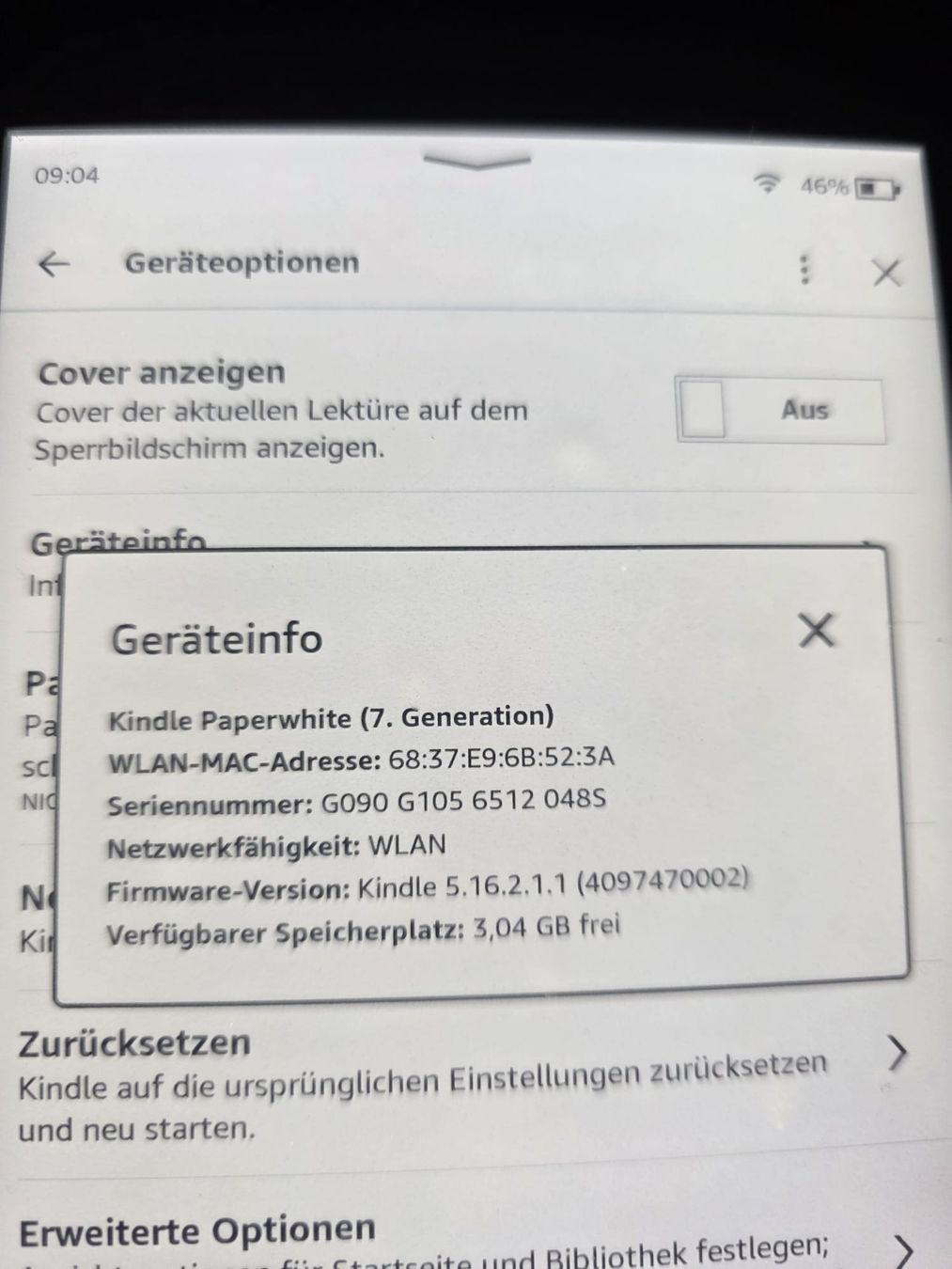 Amazon Tablet PC: E-Reader Amazon Kindle Paperwhite 7. Generation schwarz – Usato da Winterthur venduto da Maricels_Boutique 2