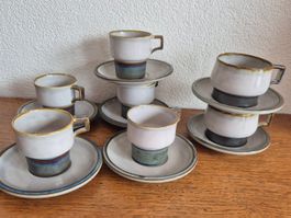 Tasses et sous-tasses B&G Danemark C17