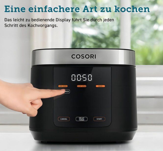Cosori Elettrodomestici da cucina: Cosori Multi-/Reiskocher, 17 Programme – Usato da Neuhaus SG venduto da LENZ30 8