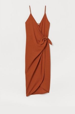 H&M Cooper Dress, Size L, Wrap Style