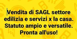 Vendo SAGL settore edile e servizi per la casa.