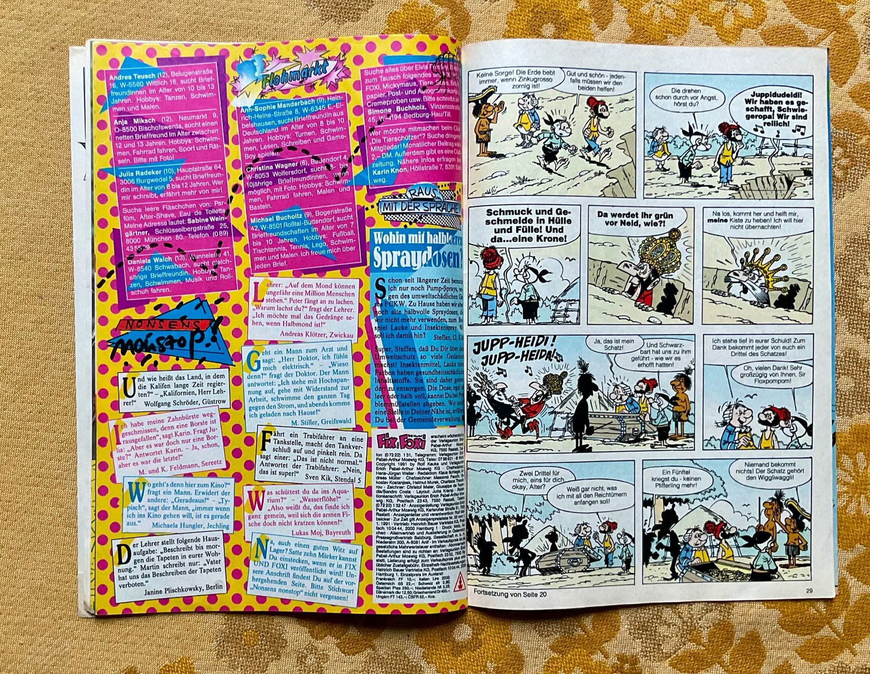 Fumetti: Fix und Foxi Heft Nr 40 von 1991 – Usato da Endingen venduto da nathan05 5
